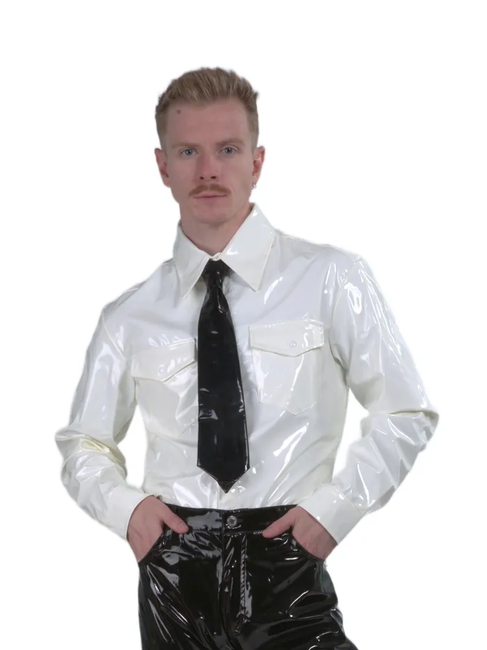 SkinTwocom Anal Black PVC Tie OS