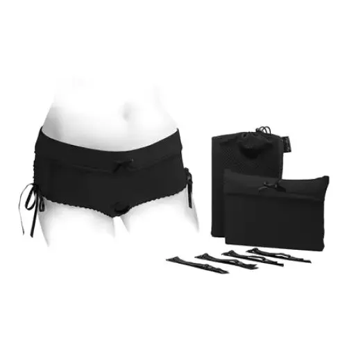 SpareParts Sasha Cinch Booty Short Harness Black Size 3XL SpareParts Hardware Anal SpareParts Sasha Cinch Booty Short Harness Black Size 3XL SpareParts Hardware Anal