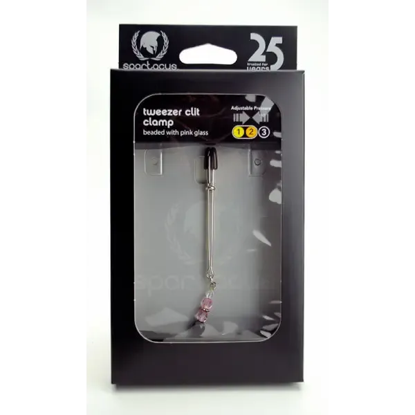 Spartacus Male Sex Toys Tweezer Clit Clamp Wbeads
