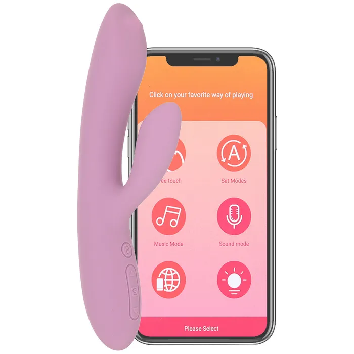 Svakom Female Sex Toys Trysta Neo Interactive Rabbit Vibe with GSpot Ball