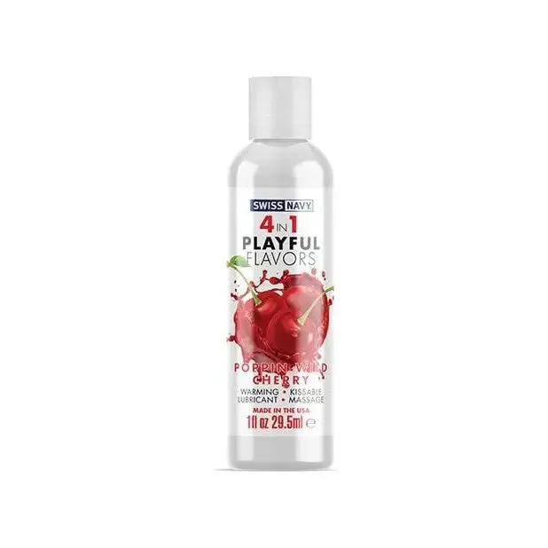 Swiss Navy Female Sex Toys Swiss Navy 4 in 1 Playful Flavors Premium Lube