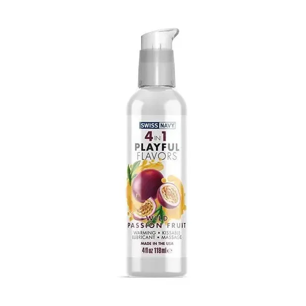 Swiss Navy Female Sex Toys Swiss Navy 4 in 1 Playful Flavors Premium Lube
