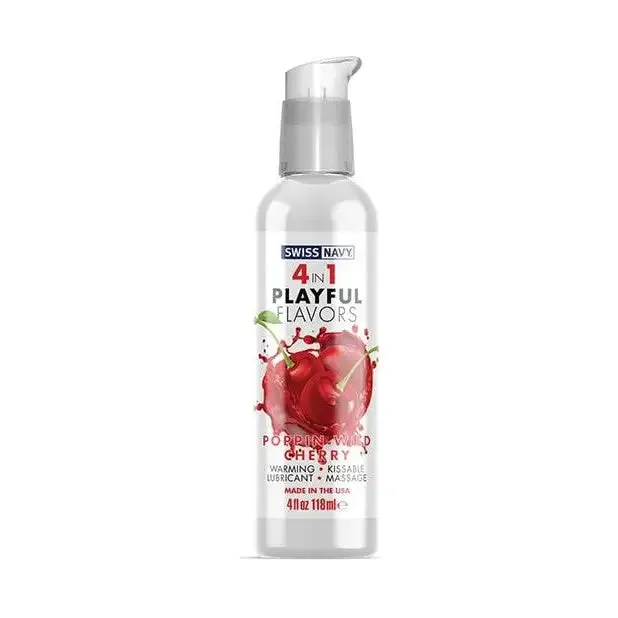 Swiss Navy Female Sex Toys Swiss Navy 4 in 1 Playful Flavors Premium Lube