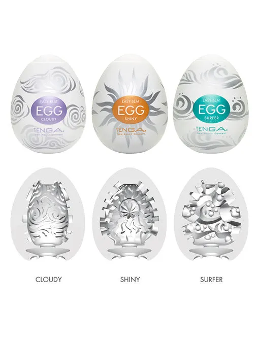 Tenga Male Sex Toys Egg Masturbator Hard Boiled Pack