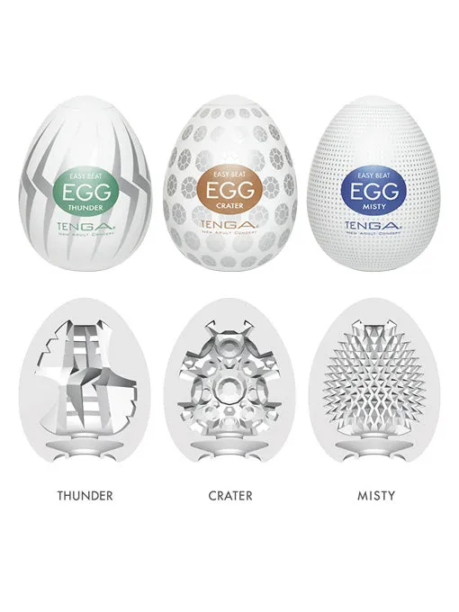 Tenga Male Sex Toys Egg Masturbator Hard Boiled Pack