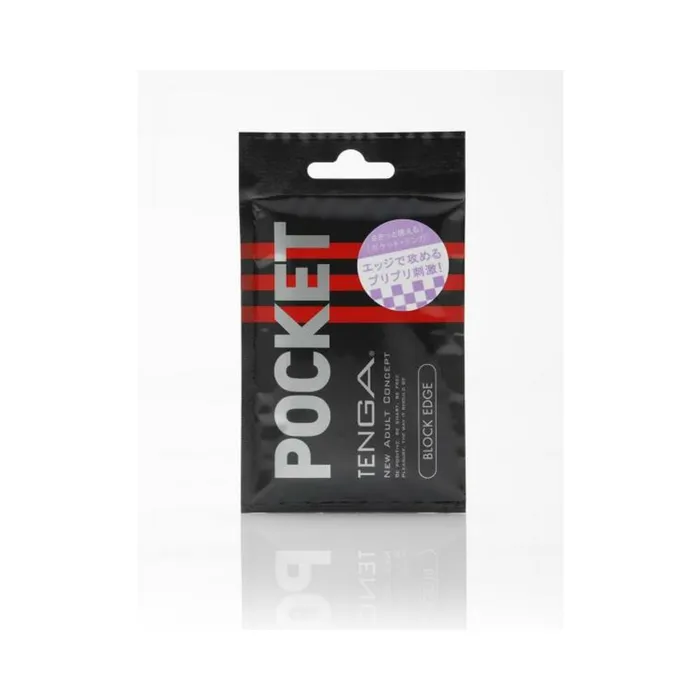 TENGA Male Sex Toys Tenga Pocket Masturbator Sleeve Block Edge