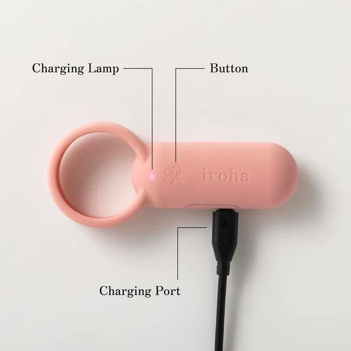 TENGA SMART VIBE Vibrators Iroha Smart VIBE RING Coral Pink