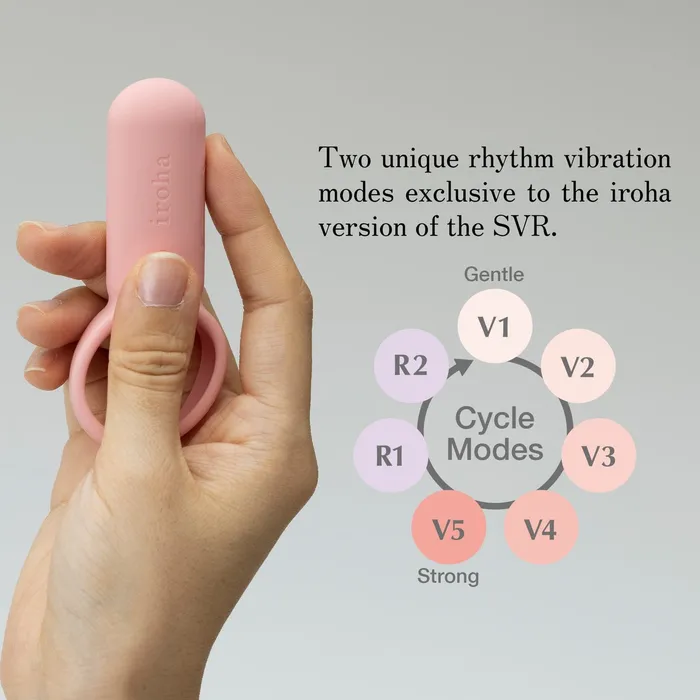 TENGA SMART VIBE Vibrators Iroha Smart VIBE RING Coral Pink