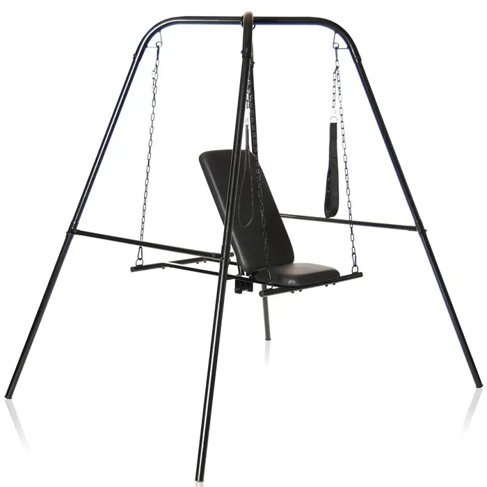 Throne Adjustable Sex Swing With Stand Master Series Male Sex Toys
