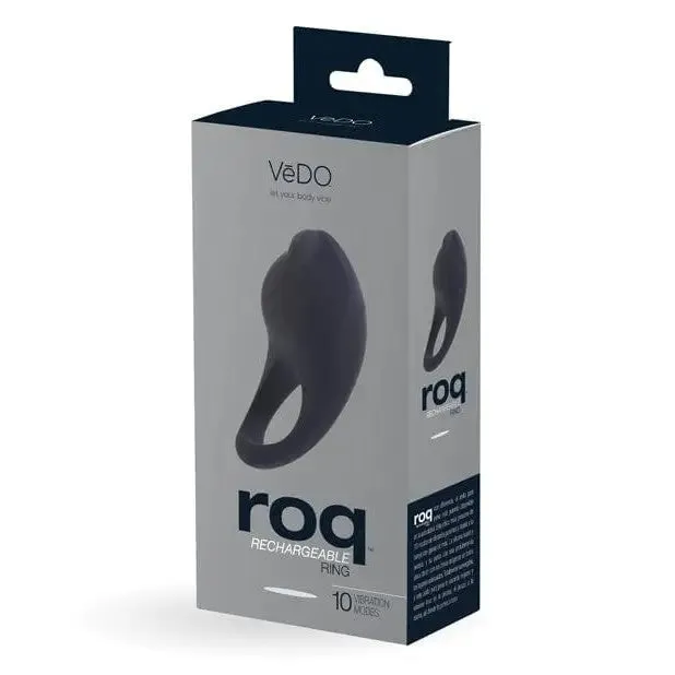 Vedo Roq Rechargeable Ring Black VDO Anal