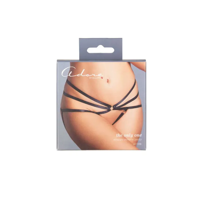 Vibrators Allure Allure Adore The Only One Panty Black One Size