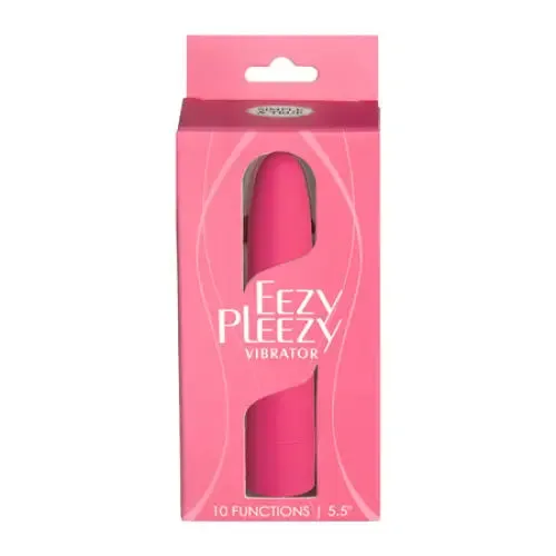 Vibrators BMS Enterprises Simple True Eezy Pleezy Classic Vibrator 55 in Pink