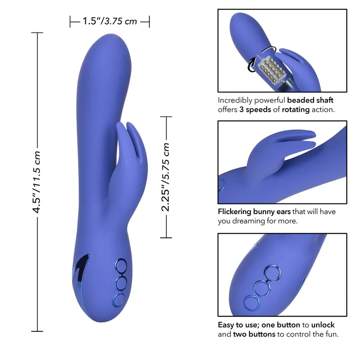 Vibrators CalExotics CalExotics California Dreaming Beverly Hills Bunny Purple