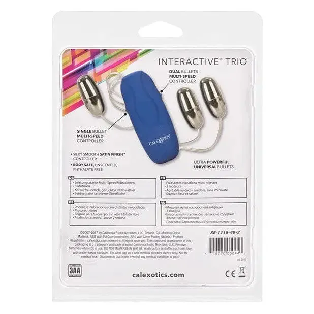 Vibrators CalExotics Interactives Trio Blue