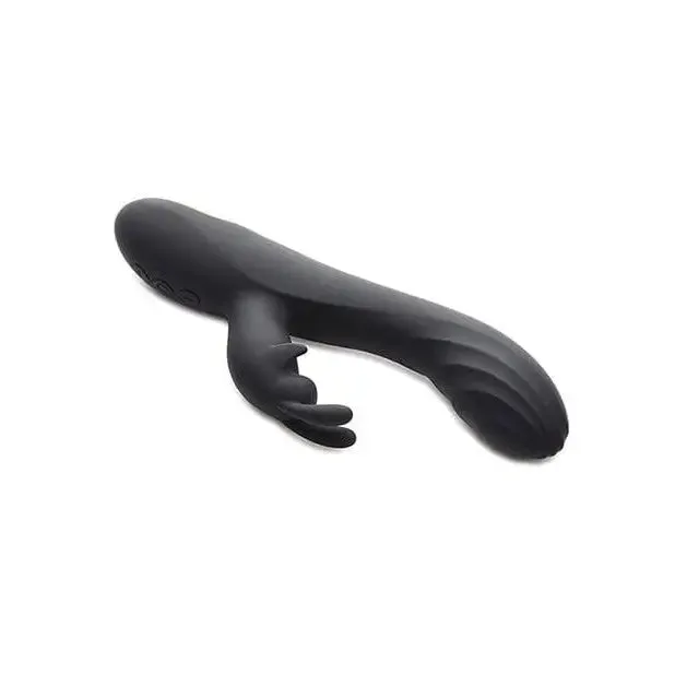 Vibrators Curve Toys Curve Novelties Power Bunnies Cuddles 10x Silicone Rabbit Vibrator Black Vibrators Curve Toys Curve Novelties Power Bunnies Cuddles 10x Silicone Rabbit Vibrator Black