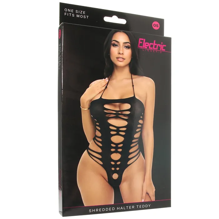 Vibrators Electric Eel Shredded Halter Teddy