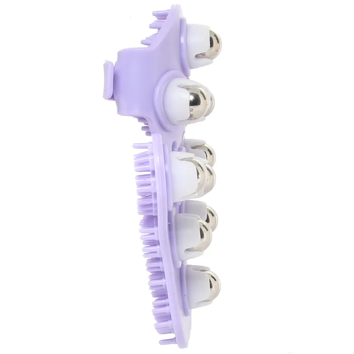 Vibrators Fuzu Glove Massager in Purple Deeva