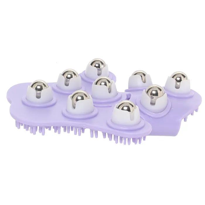 Vibrators Fuzu Glove Massager in Purple Deeva