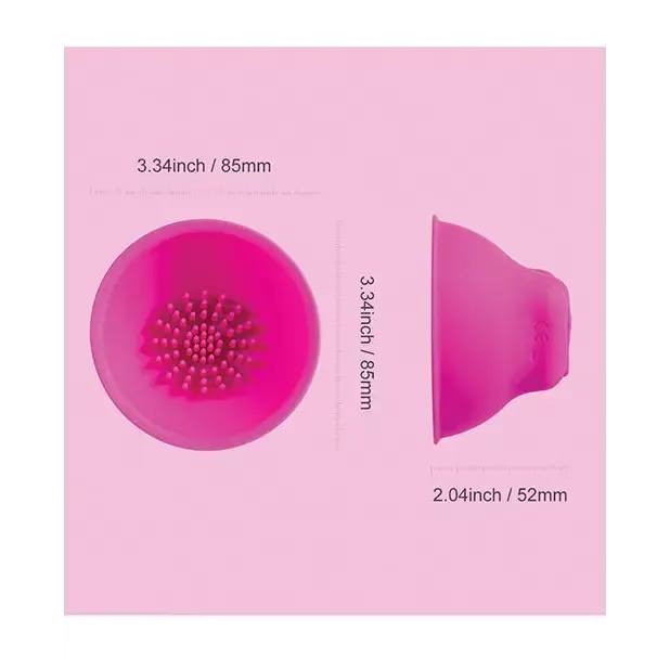 Vibrators Honey Play Box Nina Vibrating Nipple Suckers Pink