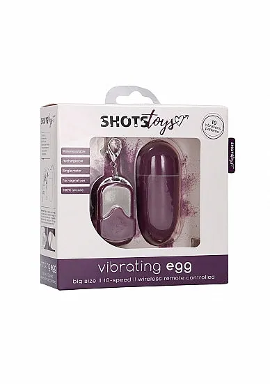 Vibrators HonourSkintwocom 10 Speed Remote Vibrating Egg Big Purple