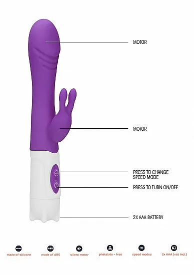 Vibrators HonourSkintwocom Rabbit Vibrator Purple