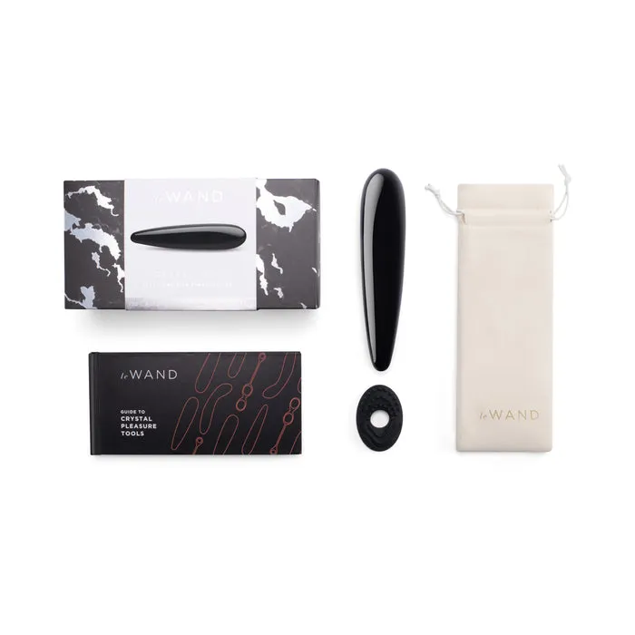 Vibrators Le Wand Le Wand Crystal Wand Black Obsidian