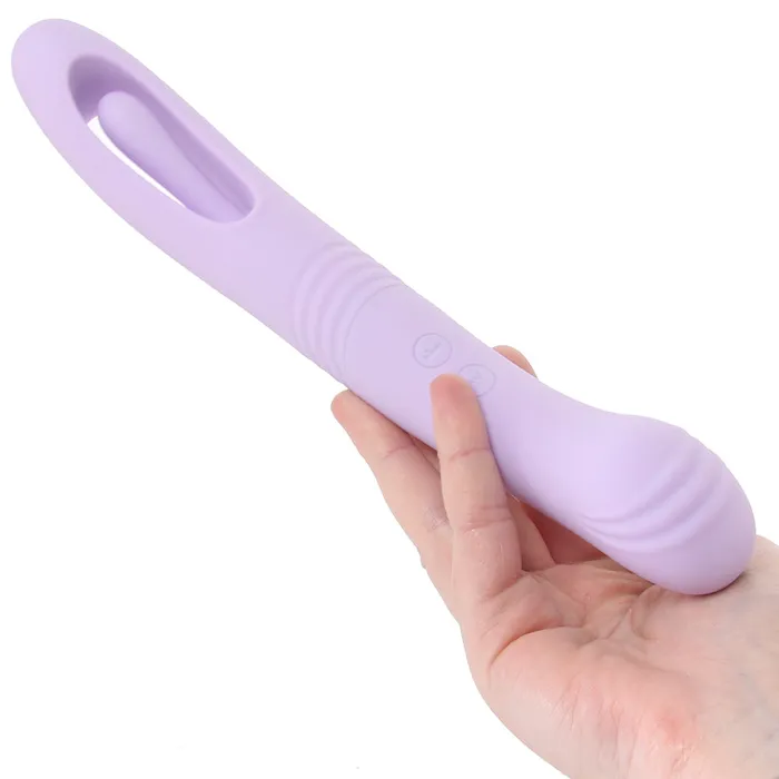 Vibrators Maia Harper Dual Ended Thumping Vibe
