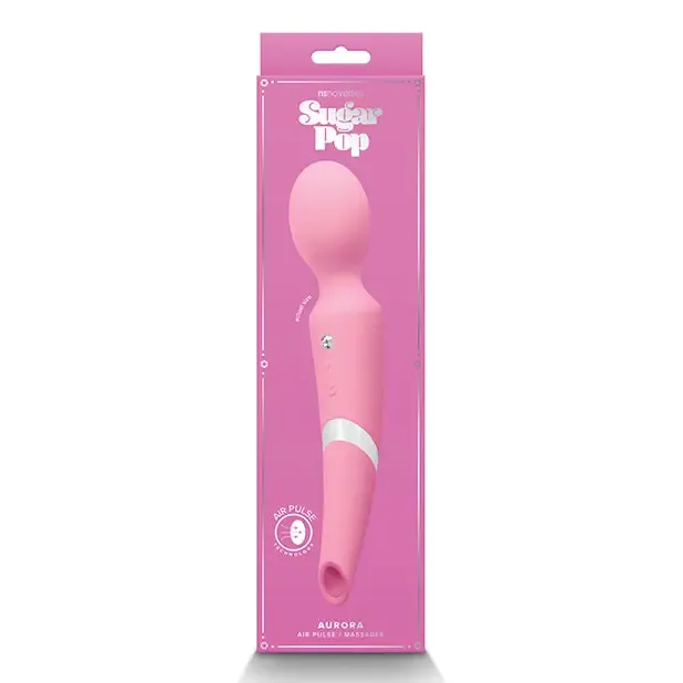 Vibrators NS Novelties Sugar Pop Aurora Air Pulse Massager Blue