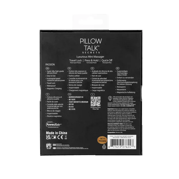 Vibrators Pillow Talk Pillow Talk Secrets Passion Clitoral Vibrator Wine