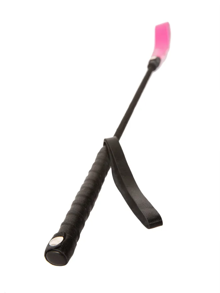 Vibrators Short Riding Crop slim tip Pink 20 HonourSkintwocom