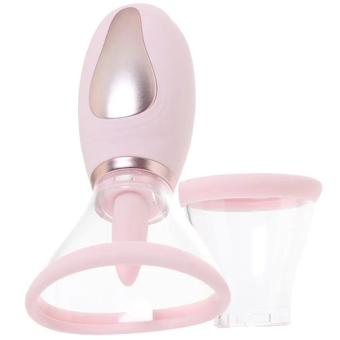 Vibrators Shots Toys Pumped Enhance Vulva Breast Pump in Pink