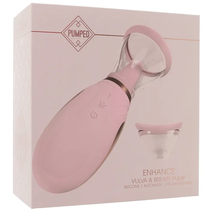 Vibrators Shots Toys Pumped Enhance Vulva Breast Pump in Pink