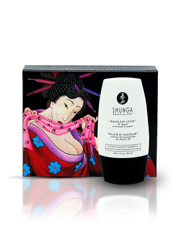 Vibrators Shunga Erotic Art Rain of Love GSpot Cream