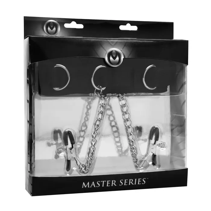 Vibrators Submission Collar And Nipple Clamp Union Master Series Vibrators Submission Collar And Nipple Clamp Union Master Series