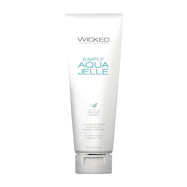 Wicked Sensual Care Simply Aqua Jelle Water Based Lubricant Wicked Lubricants