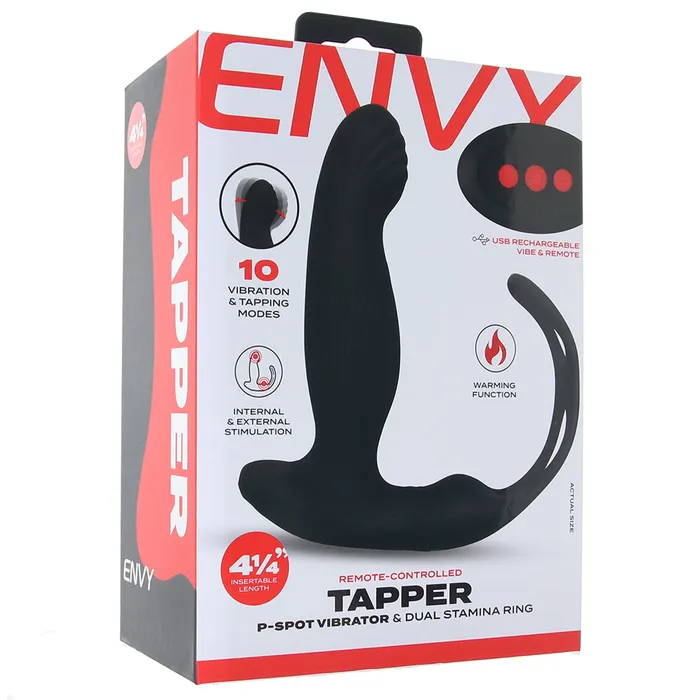 XGen Vibrators Envy Tapper PSpot Vibe and Dual Ring