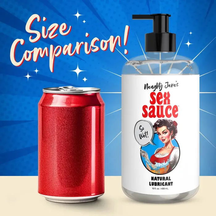 XR Brands Naughty Janess Sex Sauce Natural Lubricant Sexual Health Wellbeing