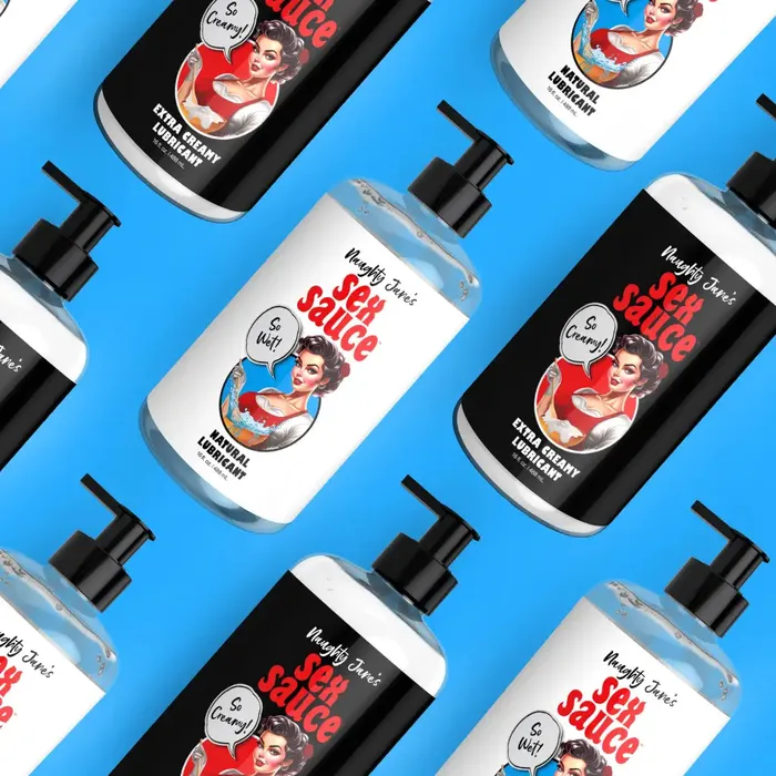 XR Brands Naughty Janess Sex Sauce Natural Lubricant Sexual Health Wellbeing