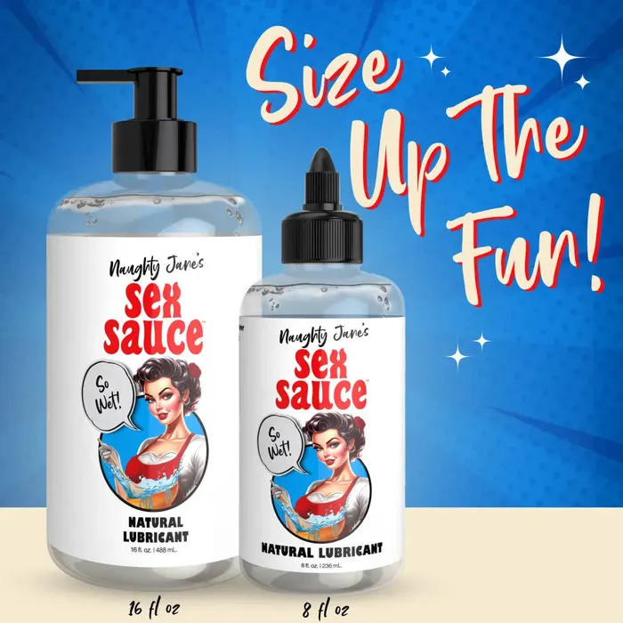 XR Brands Naughty Janess Sex Sauce Natural Lubricant Sexual Health Wellbeing