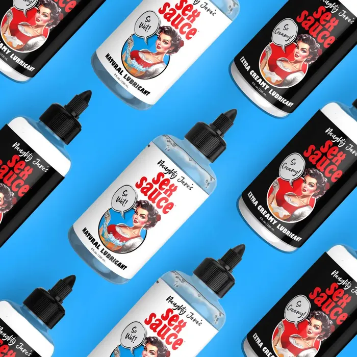 XR Brands Naughty Janess Sex Sauce Natural Lubricant Sexual Health Wellbeing