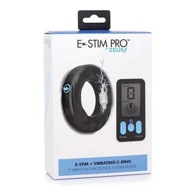 Zeus Electrosex Male Sex Toys Zeus EStim Pro Silicone Cock Ring Vibe with Remote Zeus Electrosex Male Sex Toys Zeus EStim Pro Silicone Cock Ring Vibe with Remote