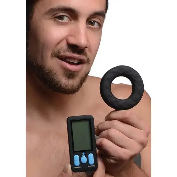 Zeus Electrosex Male Sex Toys Zeus EStim Pro Silicone Cock Ring Vibe with Remote