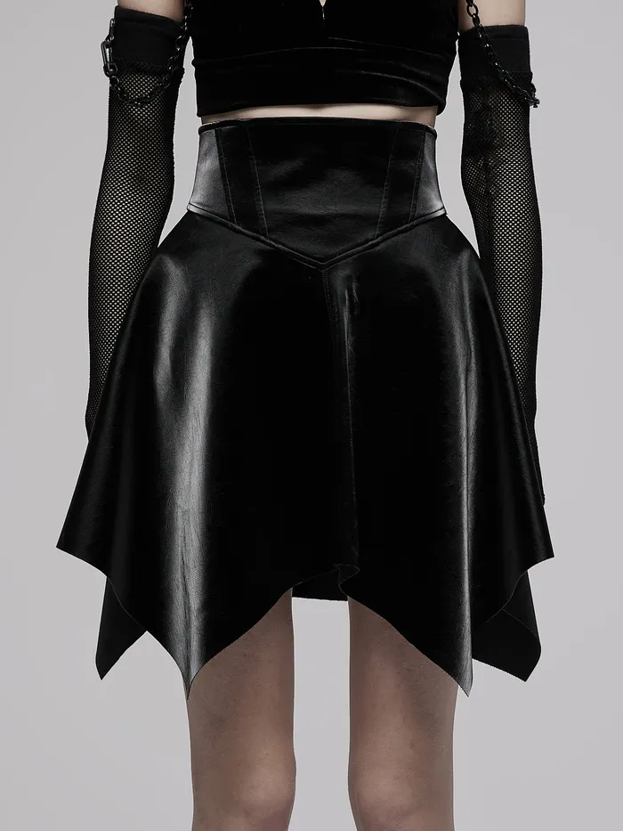 Zipped Asymmetric Skirt from Punk Rave HonourSkintwocom Vibrators