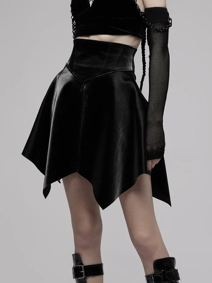 Zipped Asymmetric Skirt from Punk Rave HonourSkintwocom Vibrators Zipped Asymmetric Skirt from Punk Rave HonourSkintwocom Vibrators
