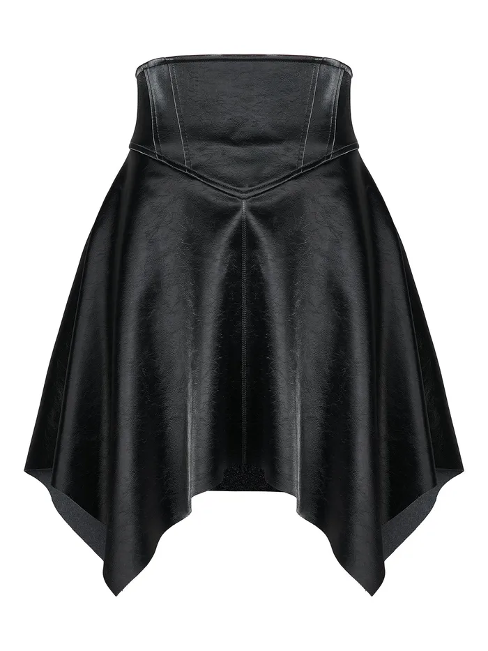 Zipped Asymmetric Skirt from Punk Rave HonourSkintwocom Vibrators Zipped Asymmetric Skirt from Punk Rave HonourSkintwocom Vibrators